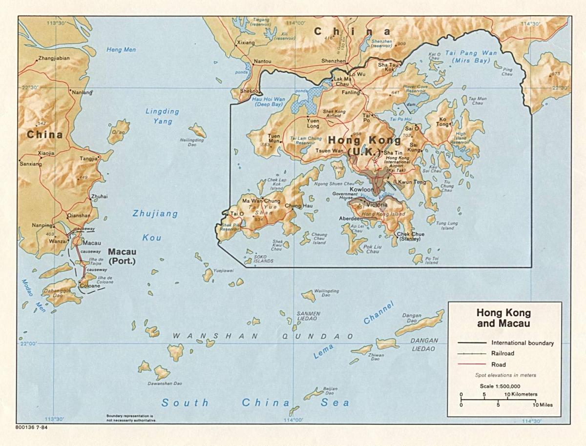 žemėlapis barra Macau